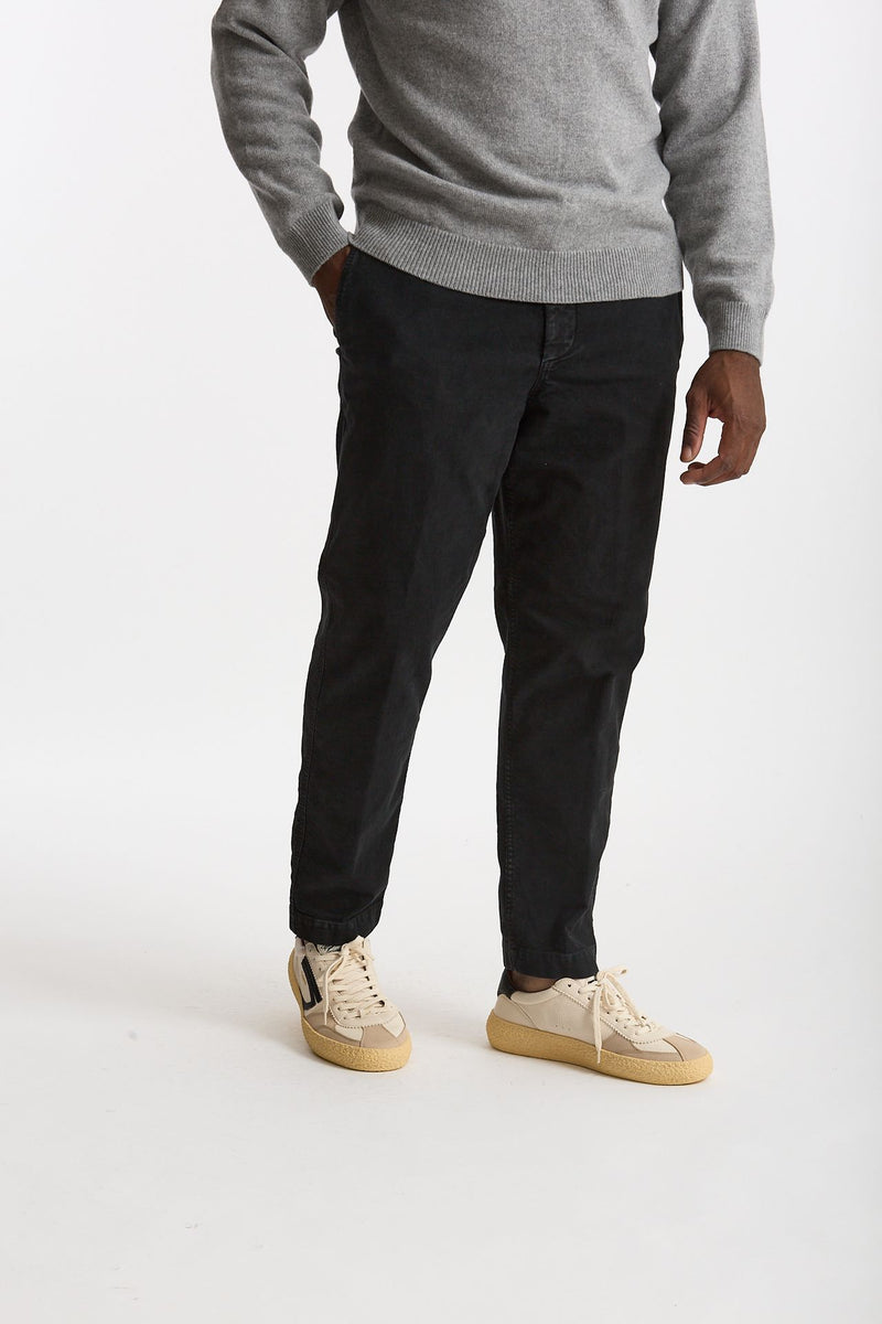Pantalone ZYAN  in cotone lavato antracite uomo Dondup - 4