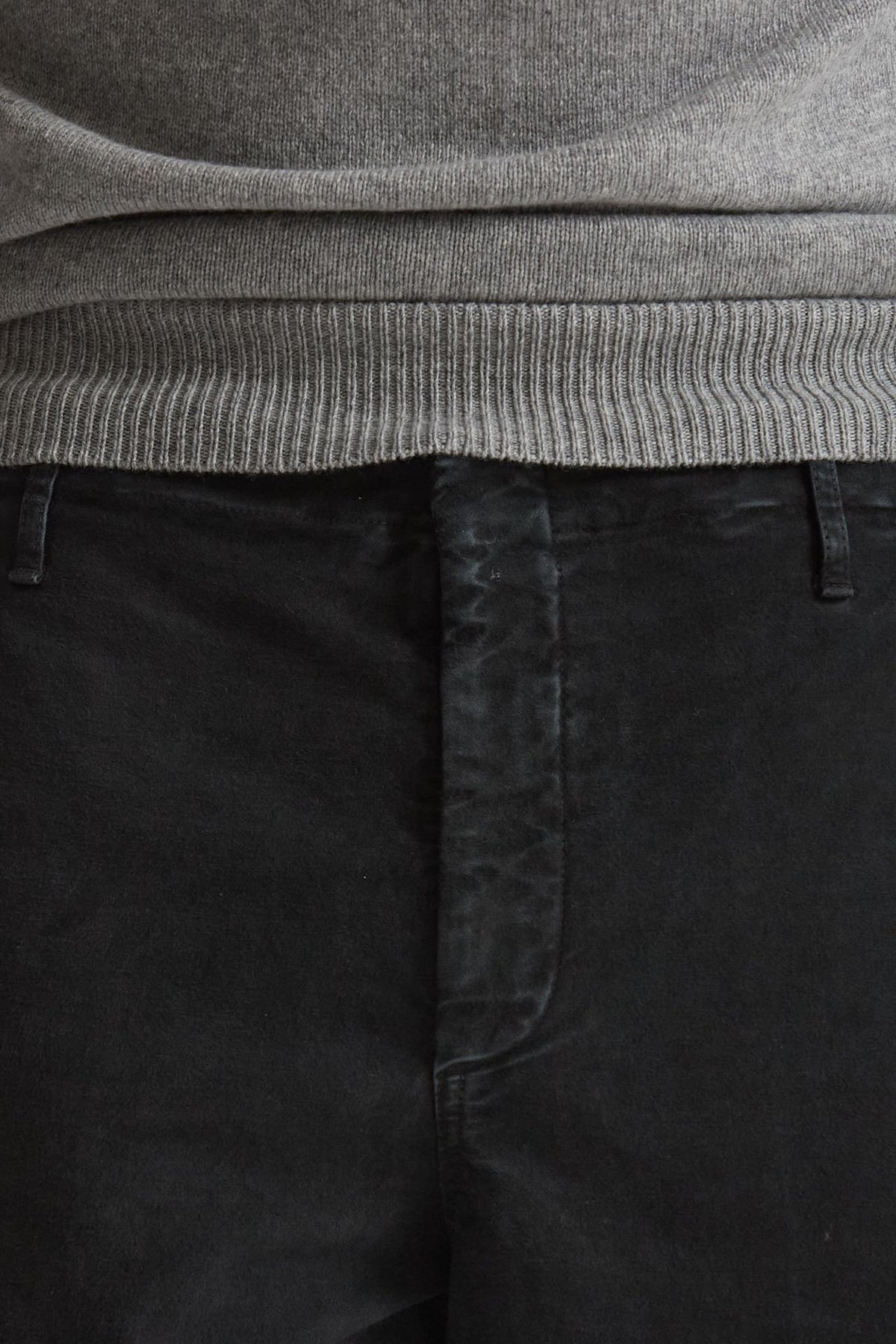 Pantalone ZYAN  in cotone lavato antracite uomo Dondup - 5