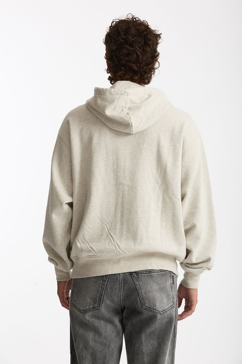 Felpa Full zip in cotone grigio chiaro uomo Drôle de monsieur - 3