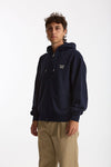 Felpa Full zip in cotone blu uomo Drôle de monsieur - 5