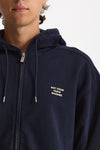 Felpa Full zip in cotone blu uomo Drôle de monsieur - 2