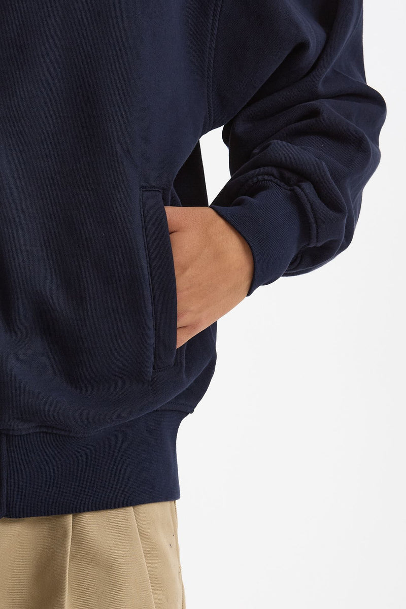 Felpa Full zip in cotone blu uomo Drôle de monsieur - 6