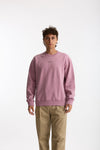 Felpa Girocollo in cotone rosa uomo Drôle de monsieur - 1