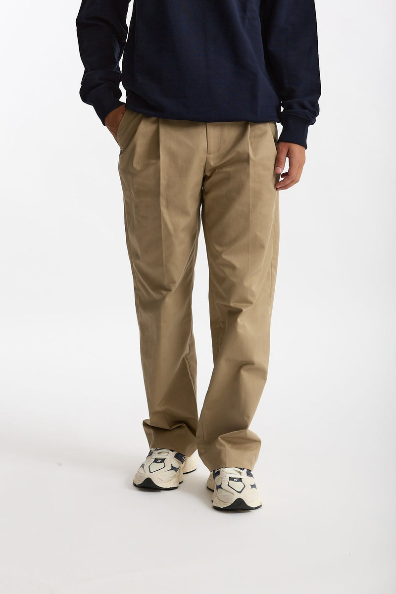 Pantalone Misto cotone beige uomo Drôle de monsieur - 1