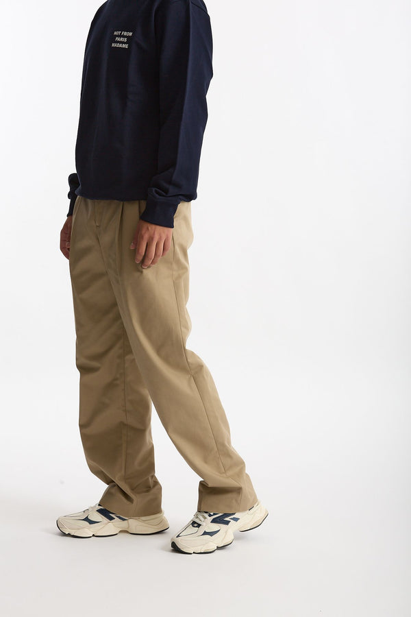 Pantalone Misto cotone beige uomo Drôle de monsieur