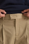 Pantalone Misto cotone beige uomo Drôle de monsieur - 6