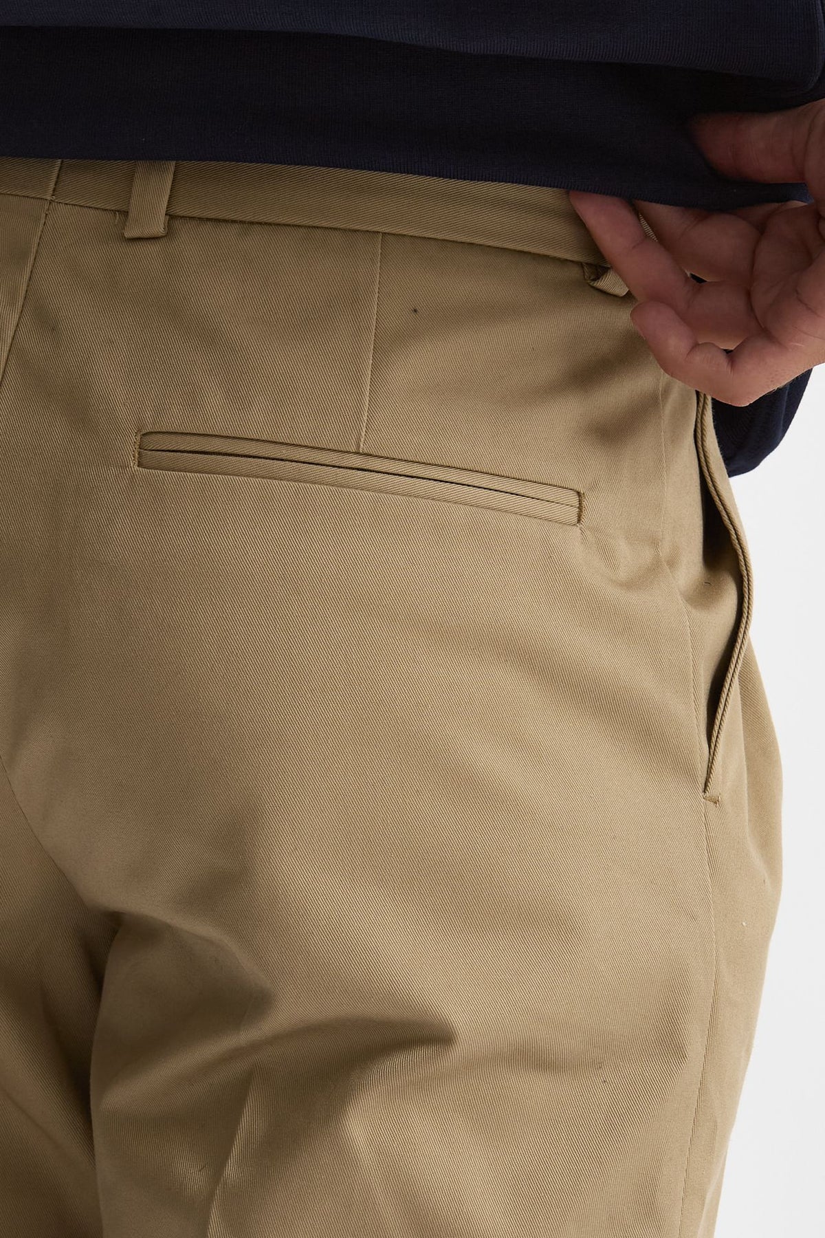 Pantalone Misto cotone beige uomo Drôle de monsieur - 7