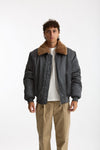 Bomber foderato grigio uomo Drôle de monsieur - 1
