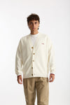 Cardigan in Lana merinos panna uomo Drôle de monsieur - 6