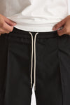 Pantalone in misto cotone nero uomo Drôle de monsieur - 6