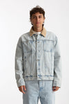 Giubbino denim Lavaggio chiaro uomo Drôle de monsieur - 9
