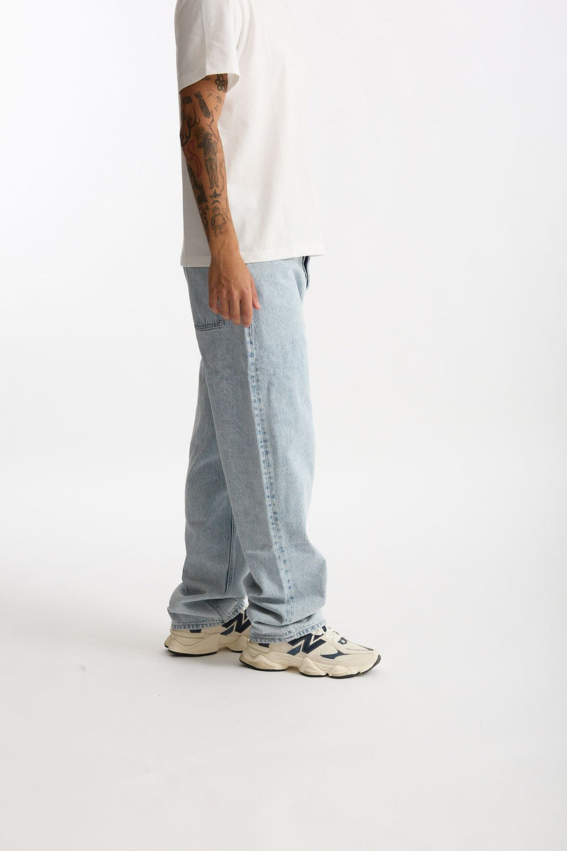 Jeans ampio lavaggio chiaro uomo Drôle de monsieur - 3