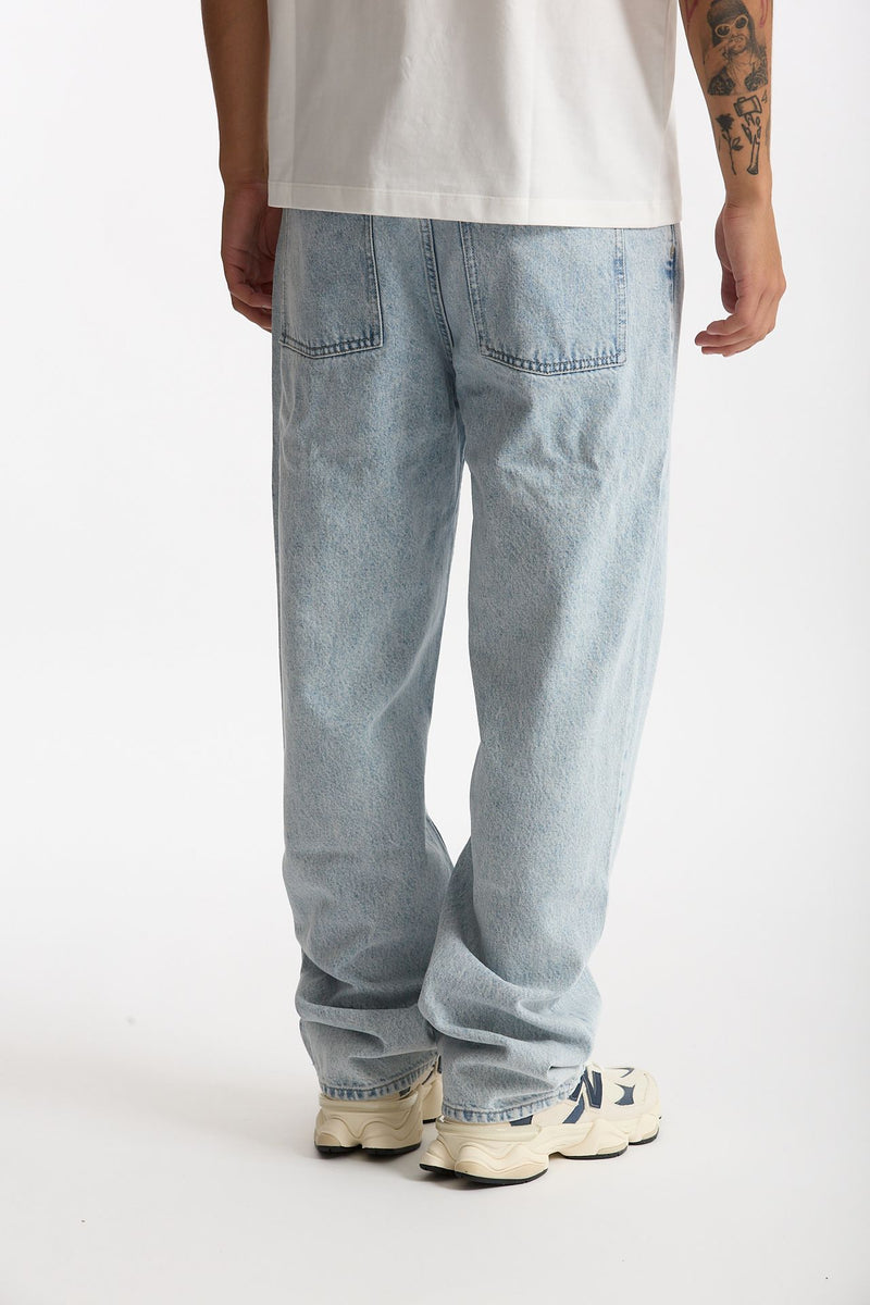Jeans ampio lavaggio chiaro uomo Drôle de monsieur - 4