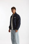 Bomber scozzese blu e nero uomo Drôle de monsieur - 5
