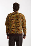 Cardigan misto lana fantasia multicolor uomo Drôle de monsieur - 2