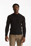 Maglia lupetto in lana nero uomo Drumohr - 2