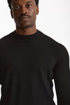 Maglia lupetto in lana nero uomo Drumohr - 5