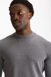 Maglia lupetto in lana grigio uomo Drumohr - 5