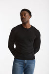 Maglia in lana rasata MODERN nero uomo Drumohr - 2