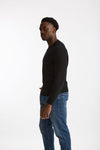 Maglia in lana rasata MODERN nero uomo Drumohr - 1