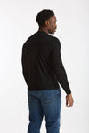 Maglia in lana rasata MODERN nero uomo Drumohr - 4