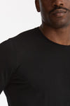 Maglia in lana rasata MODERN nero uomo Drumohr - 6