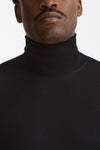 Dolcevita in lana rasata MODERN nero uomo Drumohr - 5
