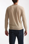 Maglia in lana rasata MODERN sabbia uomo Drumohr - 3