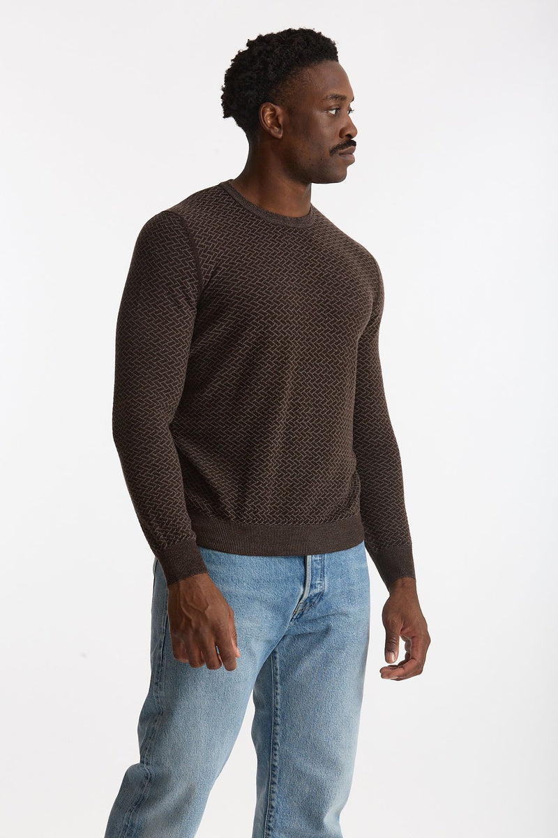Maglia in lana marrone uomo Drumohr - 4