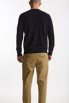 Maglia in lana blu microlavorazione uomo Drumohr - 3