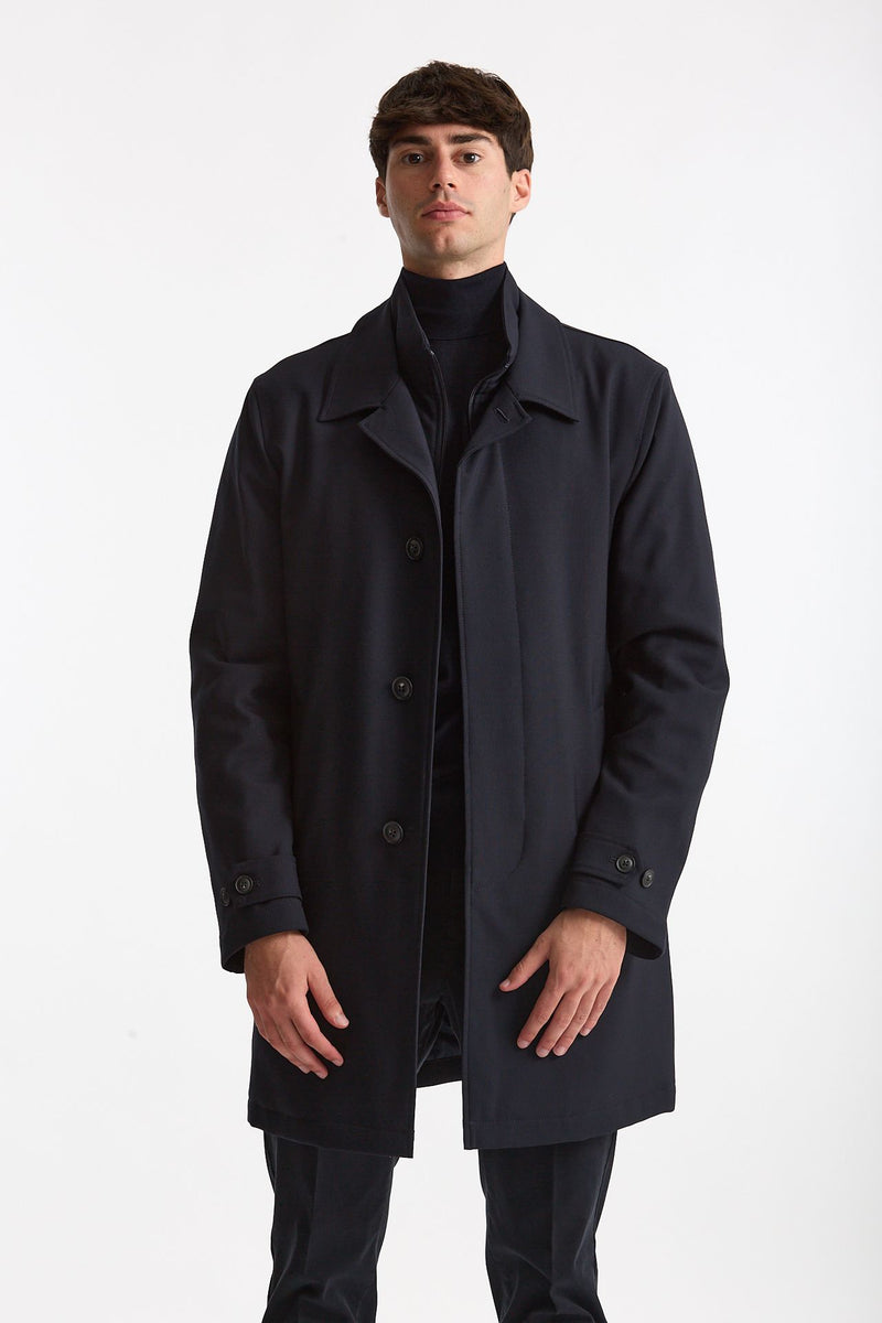 Soprabito monopetto morning coat blu uomo Fay - 1