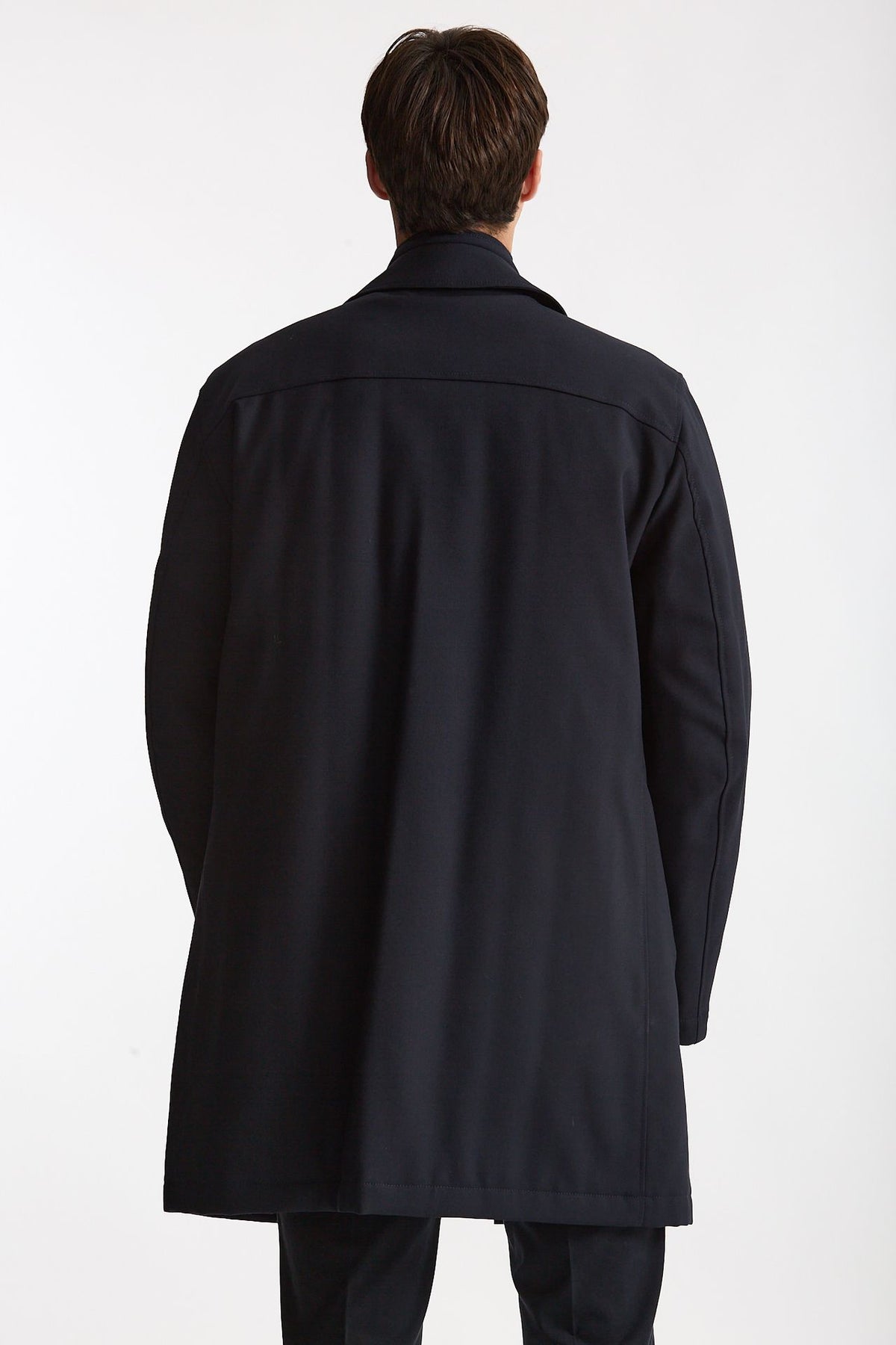 Soprabito monopetto morning coat blu uomo Fay - 4