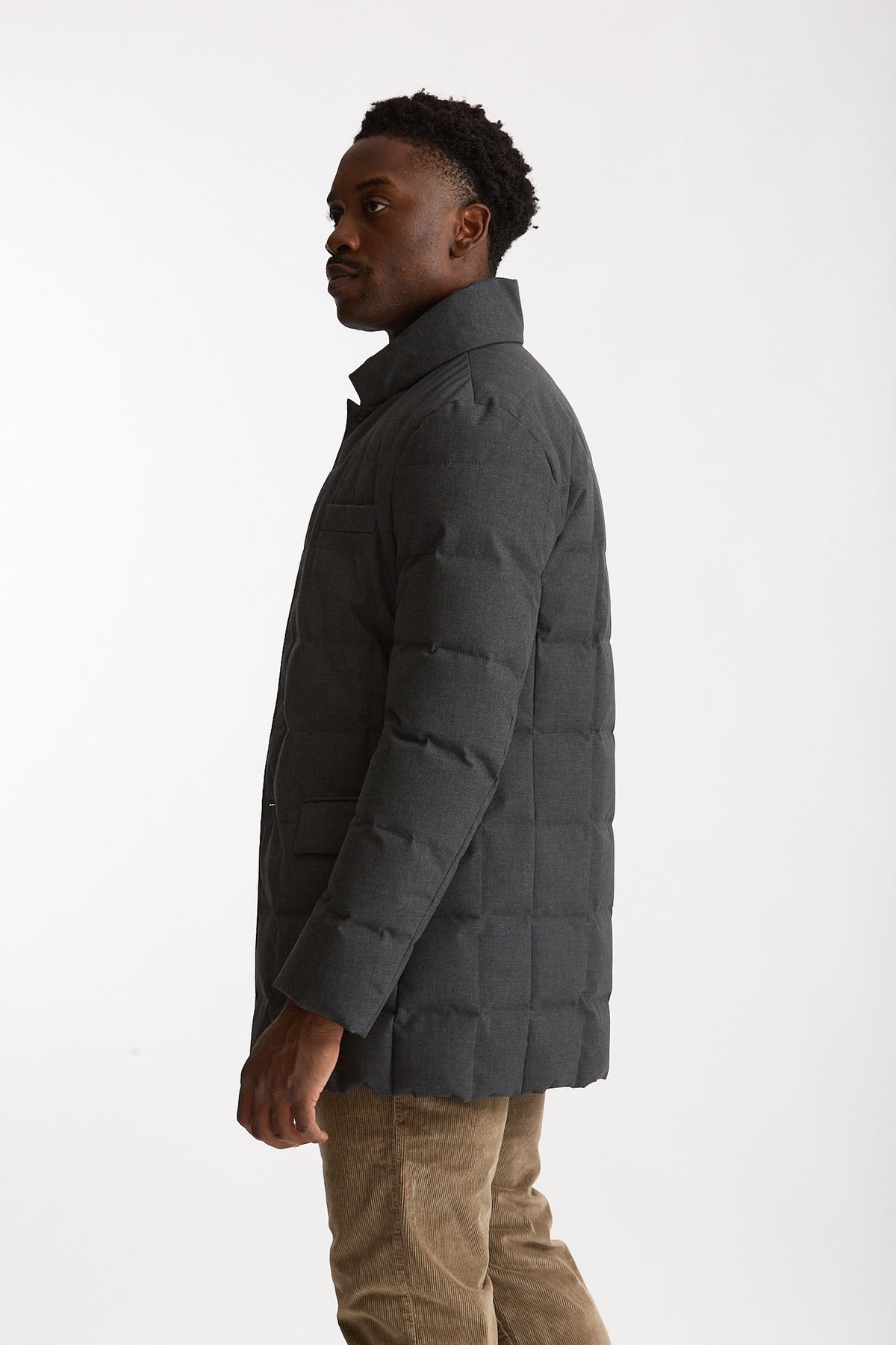 Piumino double front grigio uomo Fay - 1
