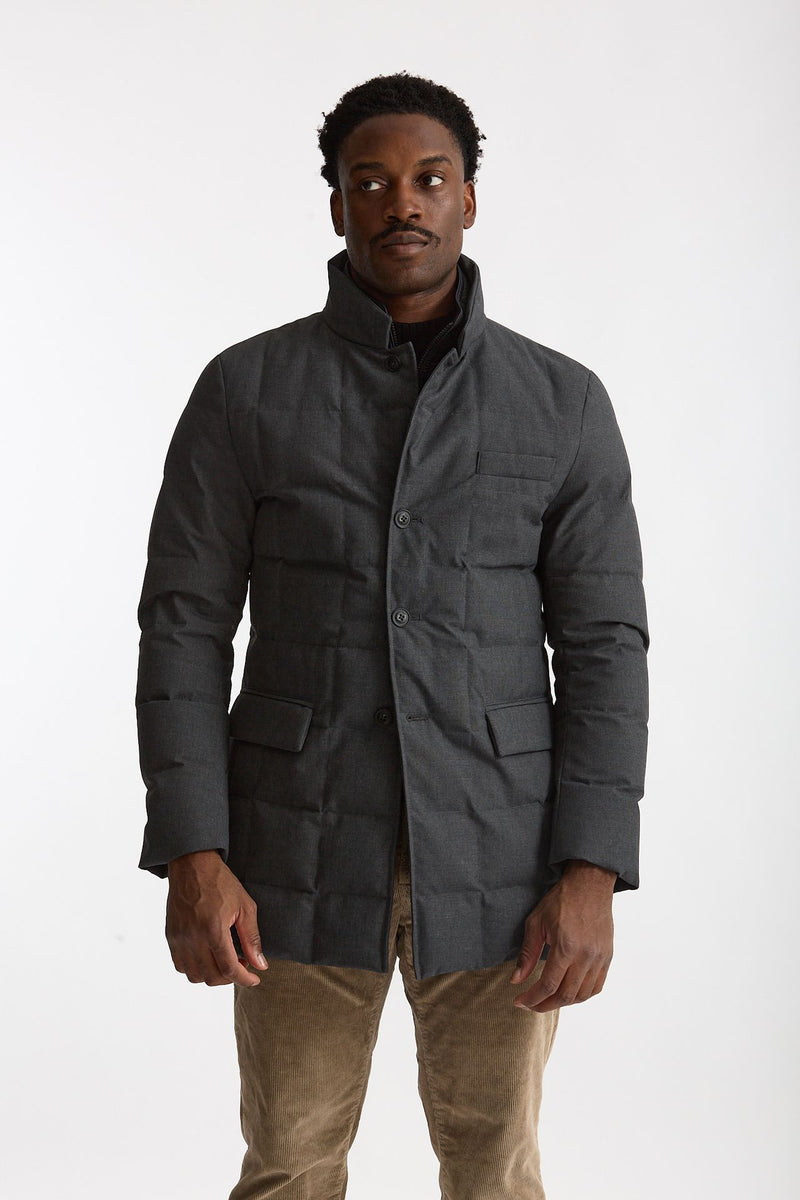 Piumino double front grigio uomo Fay - 6