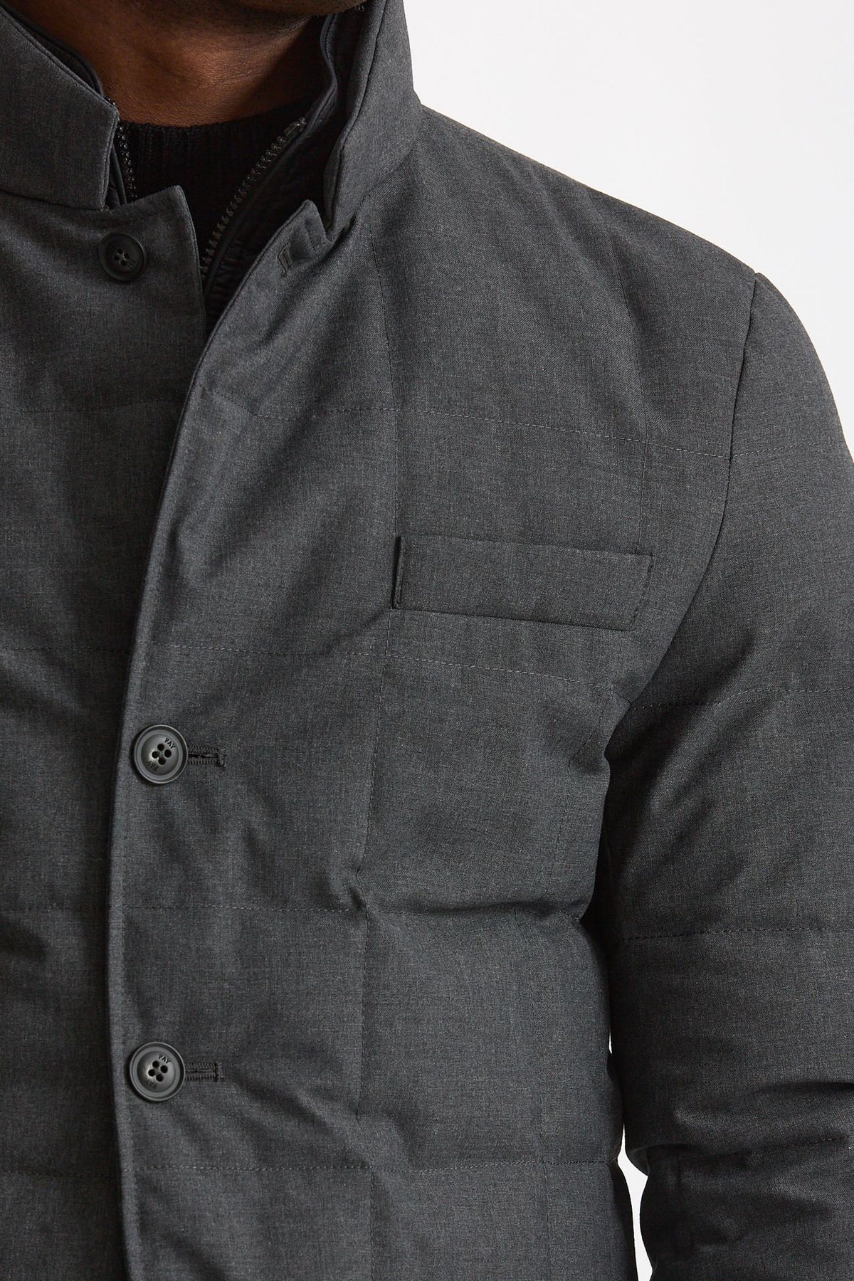Piumino double front grigio uomo Fay - 9
