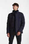 Piumino giacca double front blu uomo Fay - 3