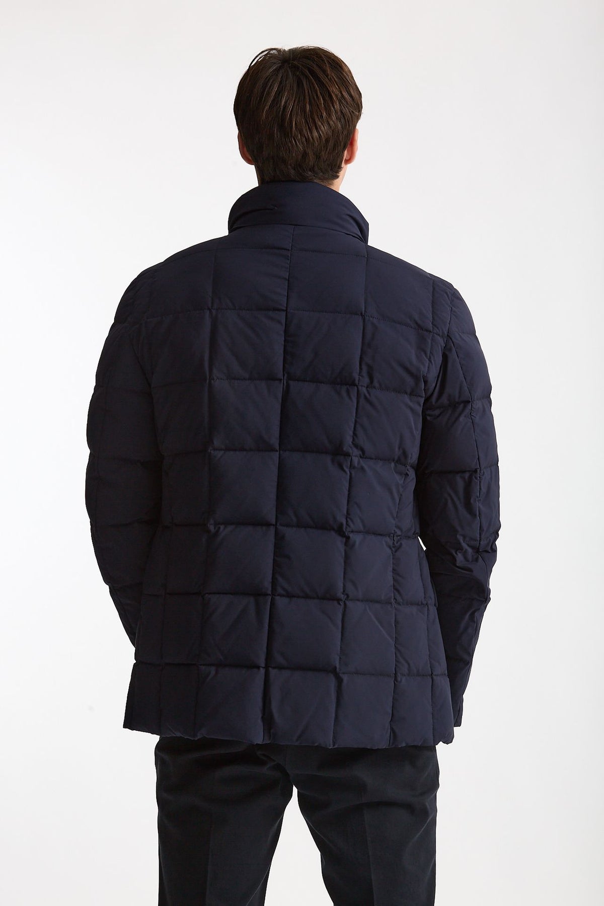 Piumino giacca double front blu uomo Fay - 4