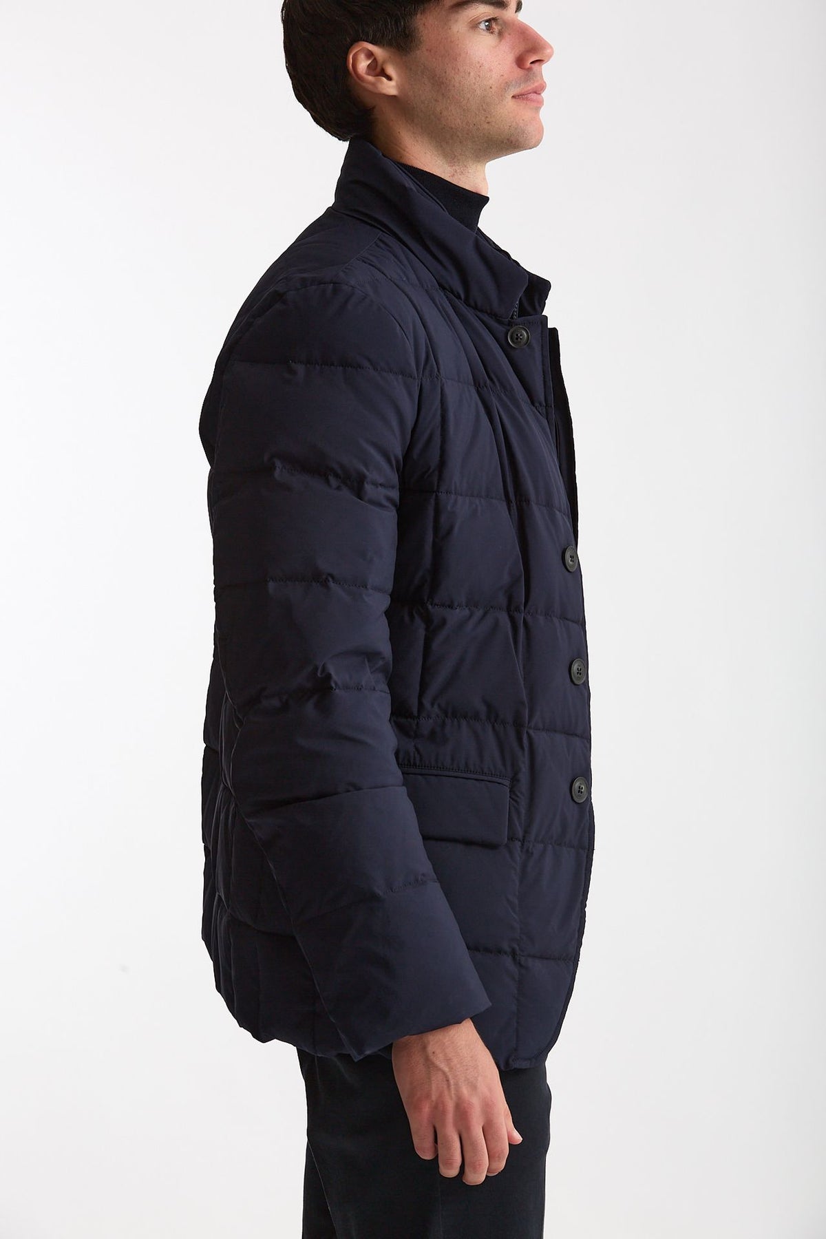 Piumino giacca double front blu uomo Fay - 2