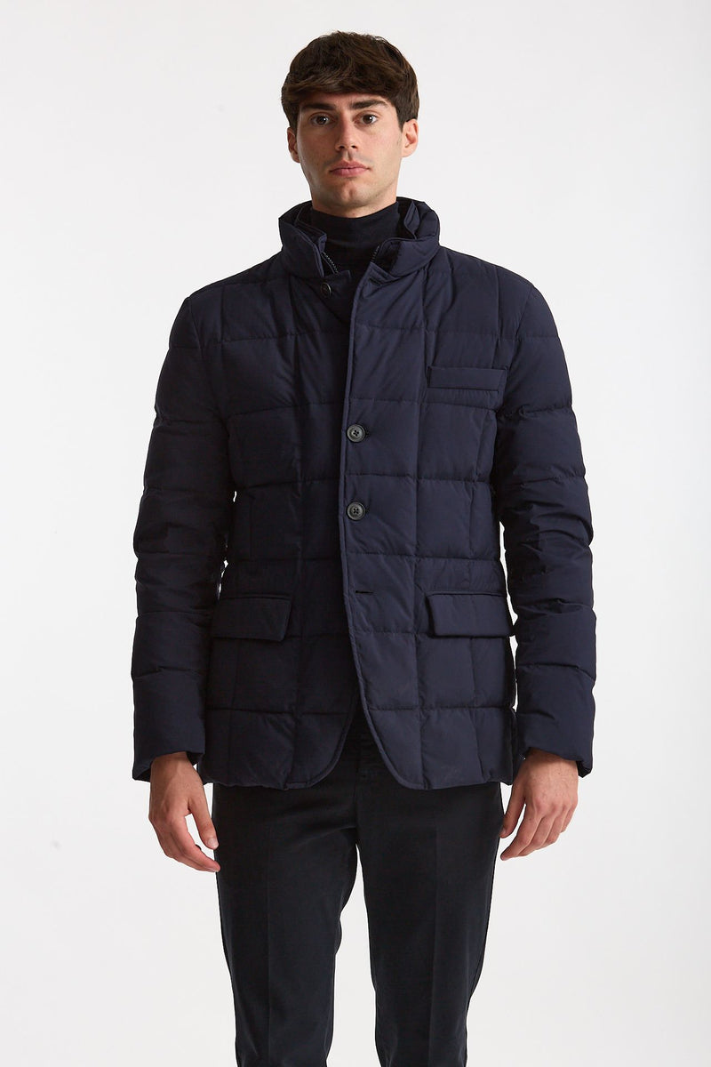 Piumino giacca double front blu uomo Fay - 7
