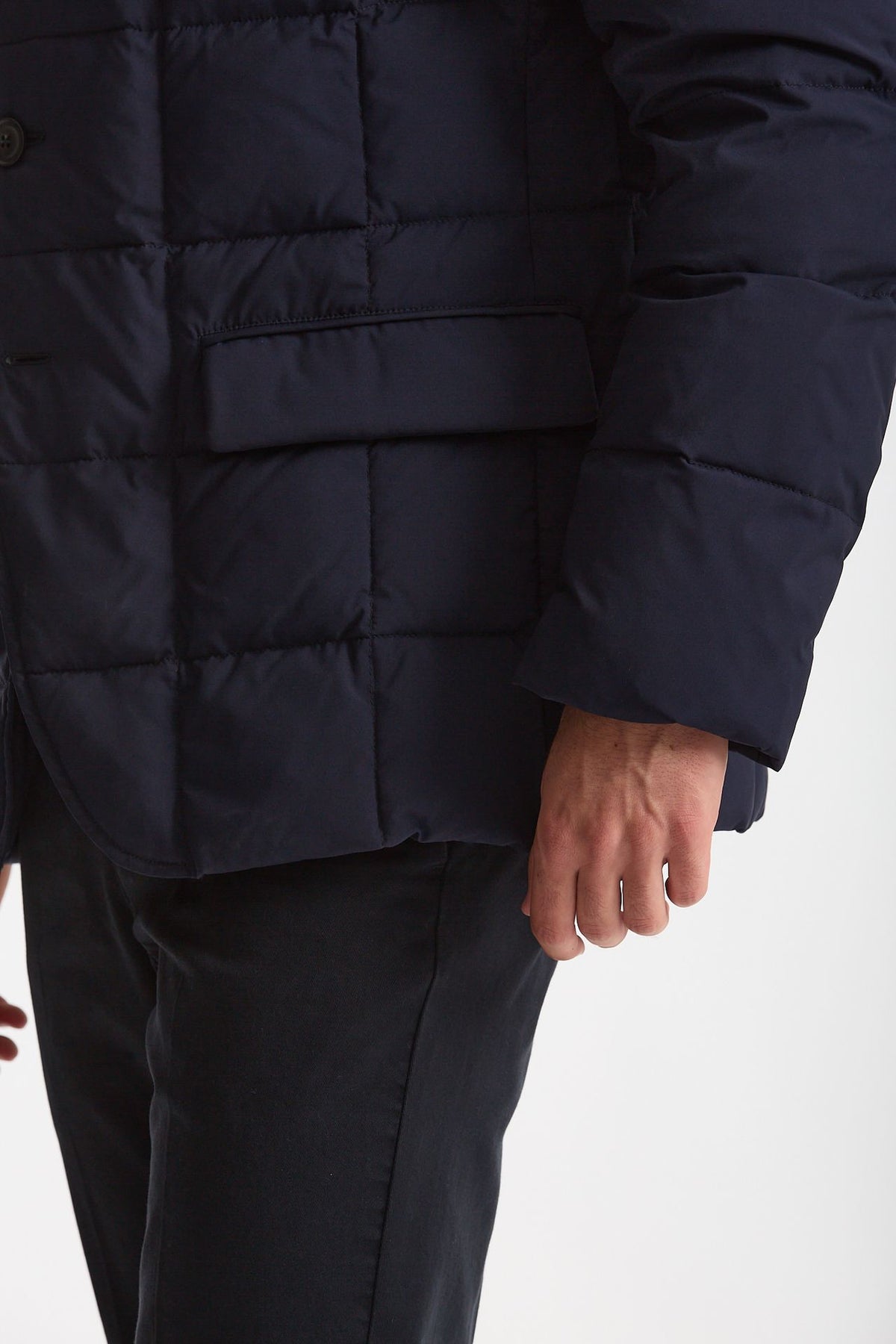 Piumino giacca double front blu uomo Fay - 8