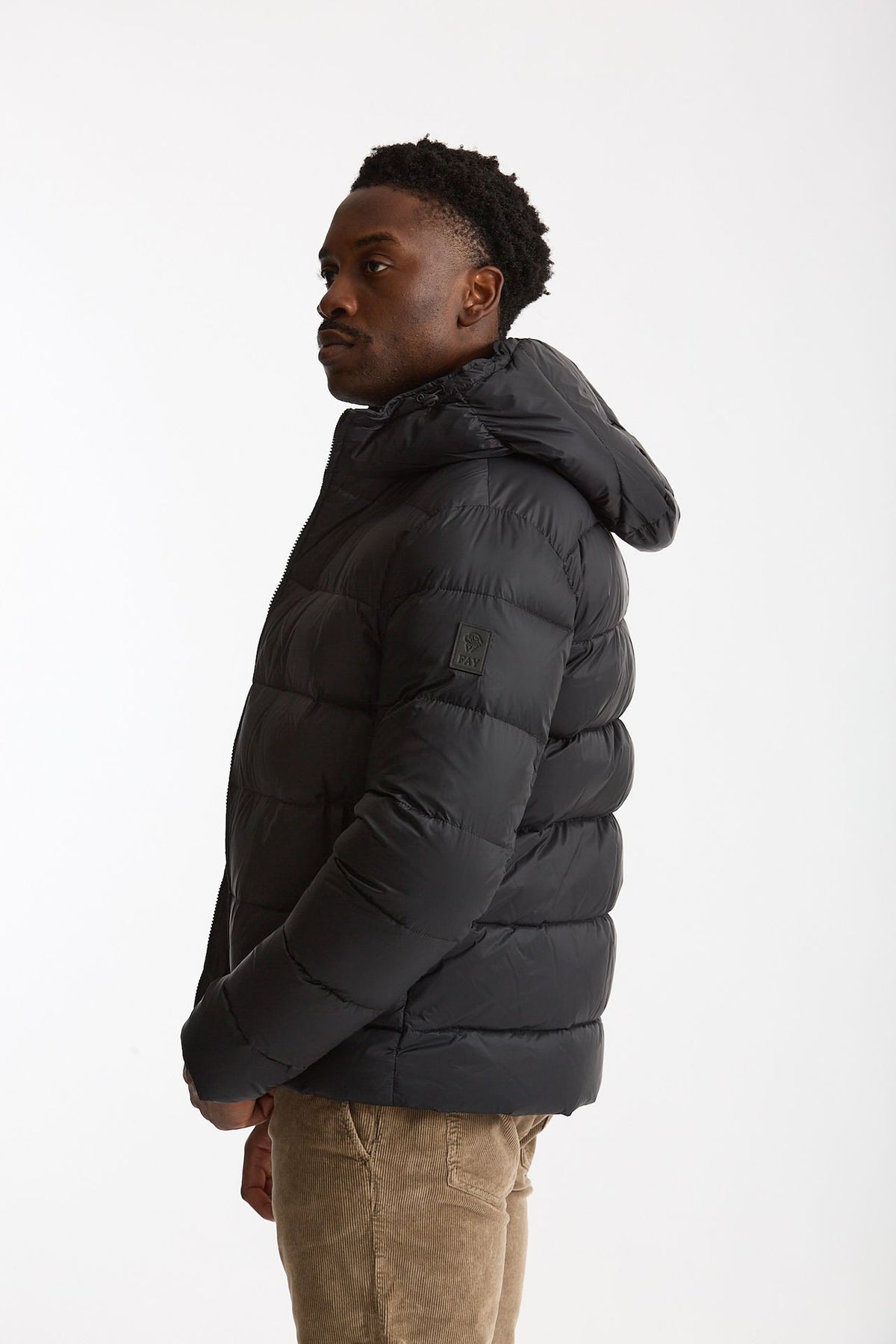 Piumino double front nero uomo Fay - 1