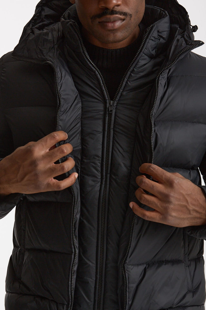 Piumino double front nero uomo Fay - 5