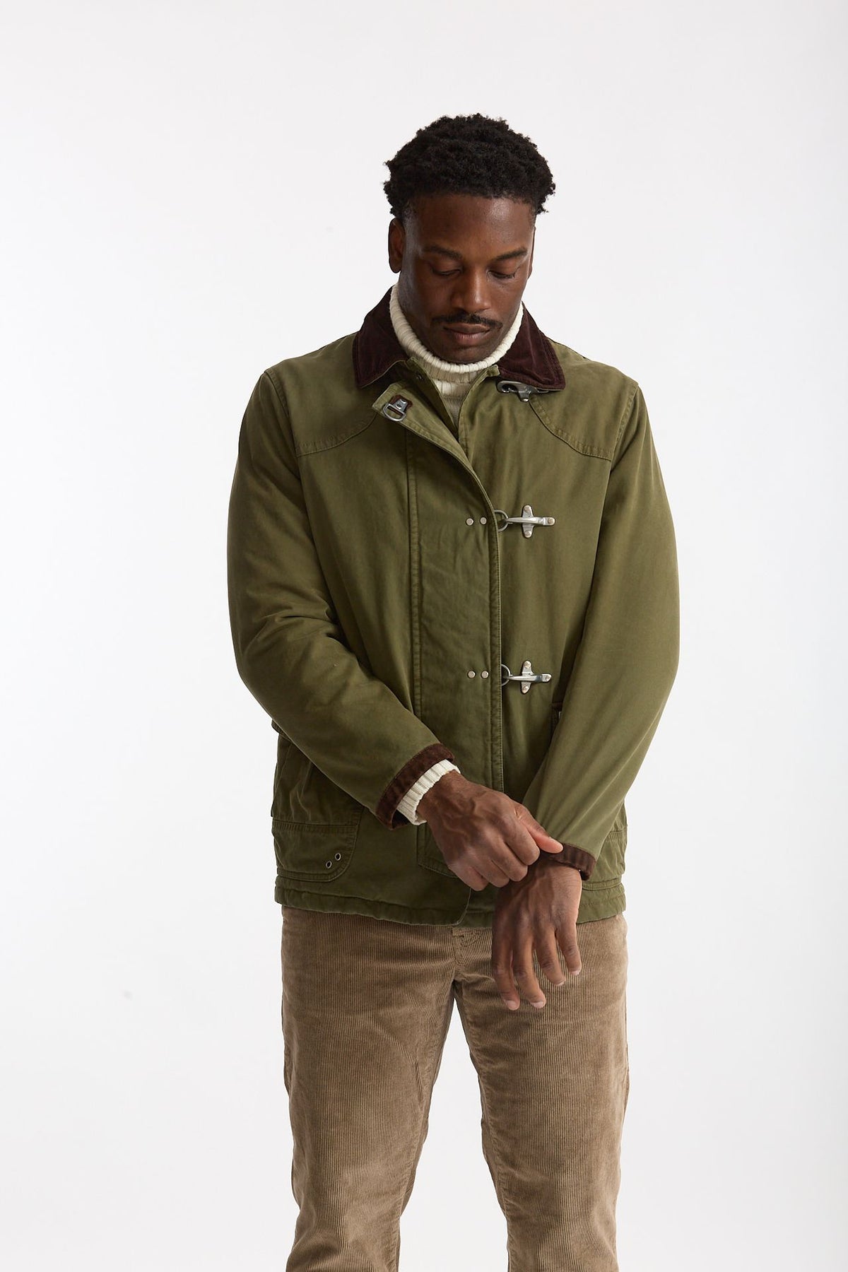Giubbotto ARCHIVE verde militare uomo Fay - 3