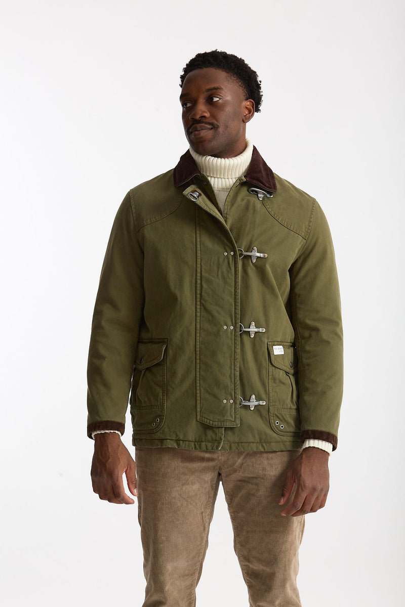 Giubbotto ARCHIVE verde militare uomo Fay - 4