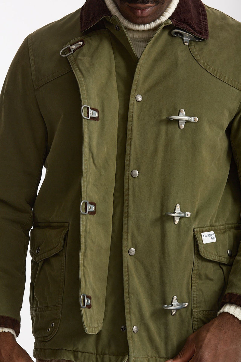 Giubbotto ARCHIVE verde militare uomo Fay - 2