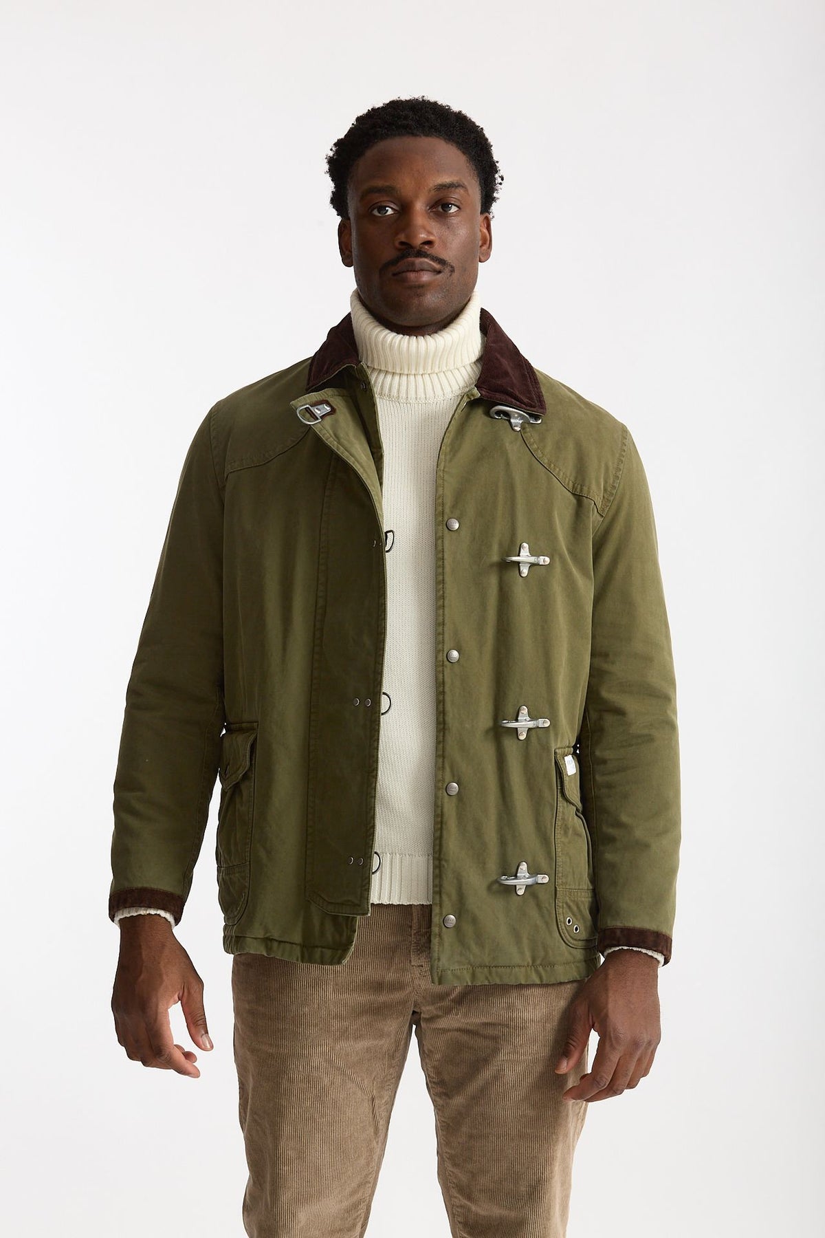Giubbotto ARCHIVE verde militare uomo Fay - 1
