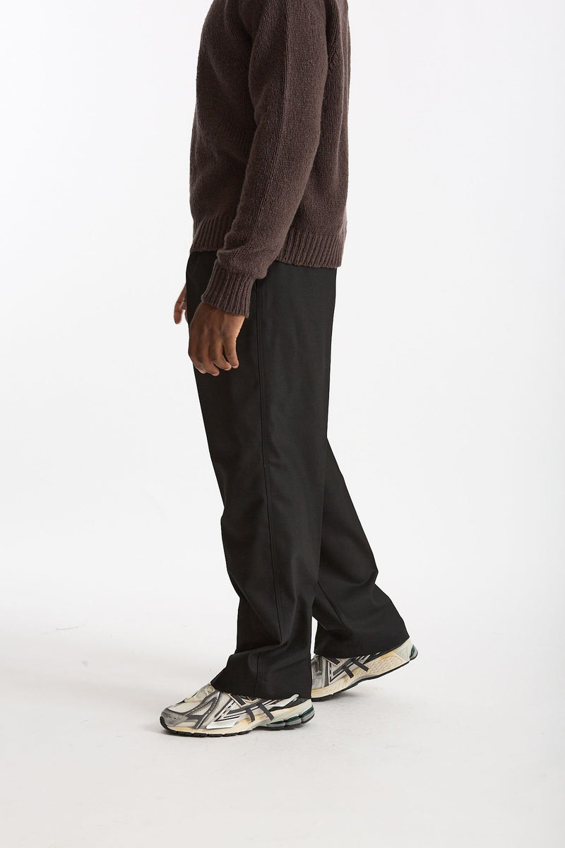 Pantalone Pinces in misto lana stretch nero uomo Grifoni - 3