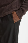 Pantalone Pinces in misto lana stretch nero uomo Grifoni - 6