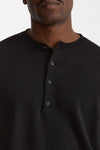 Maglia serafino in lana nero uomo Grifoni - 2