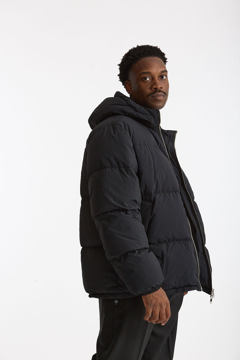 Piumino in nylon reversibile nero uomo Grifoni - 4